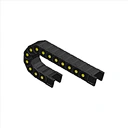 Internal Height 30mm Reinforced Fully Closed cable drag chain Double-Side Opening / e-chain replacement / IGUS replacement cable carrier